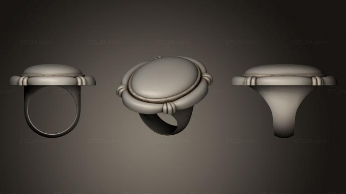 Ювелирные перстни и кольца (Кольцо 132, JVLRP_0233) 3D модель для ЧПУ станка